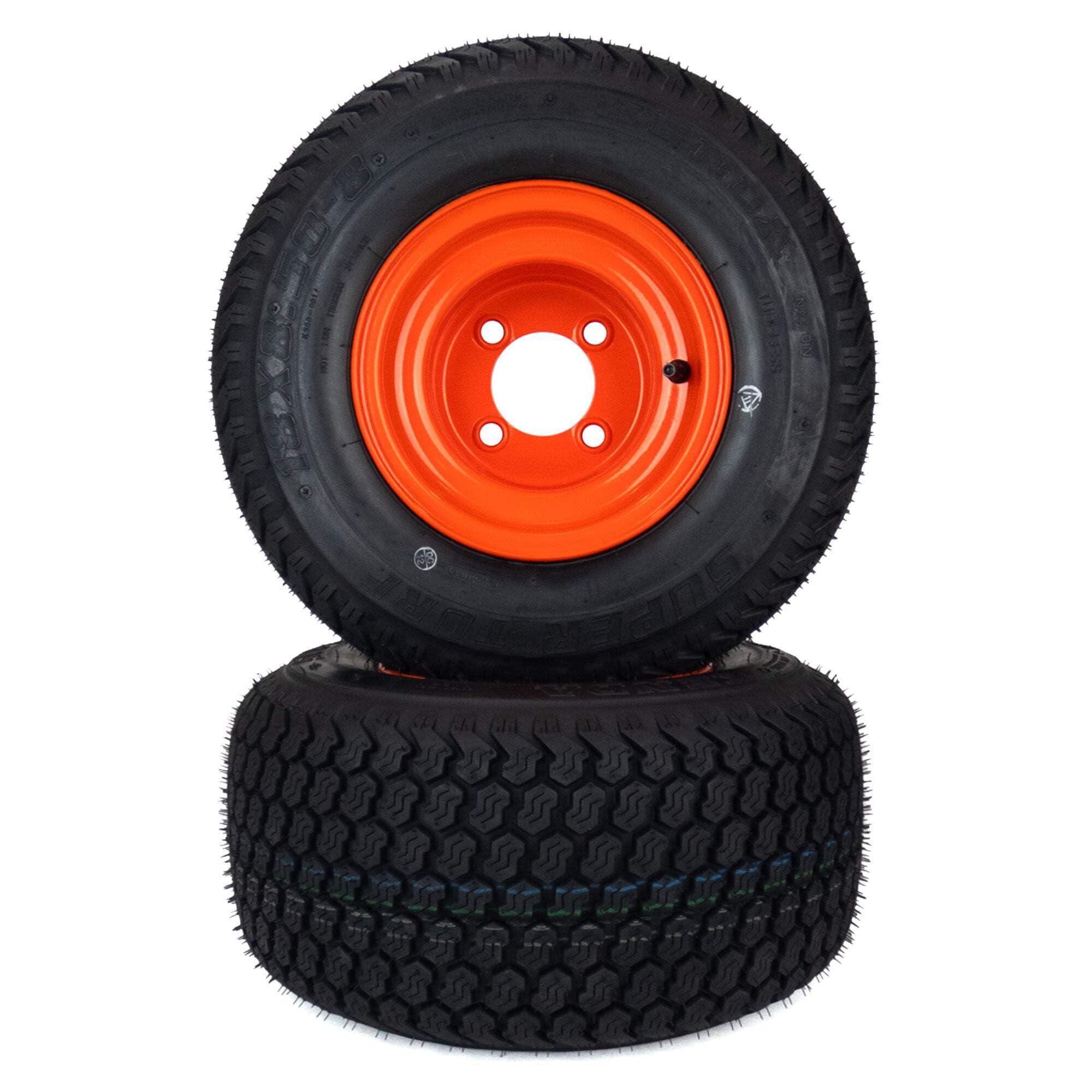 Amazon.com: (2) Super Turf Tire Assemblies 18x8.50-8 Fits Bad Boy